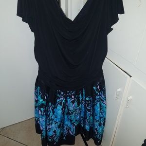 Plus Size Floral Dress